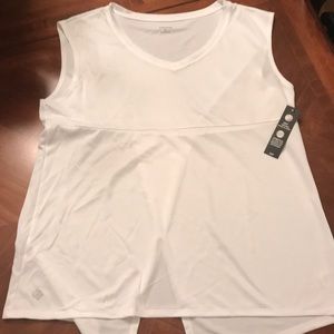 ZELOS white tank with envelope back